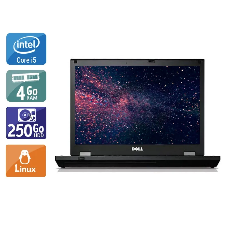 Latitude E5410 14,1" 2010 - Intel Core i5 2,6Ghz - 4 - 4Go DDR4 - 250Go HDD - Intel GMA HD Graphics - Gris / Noir - Linux - AZERTY