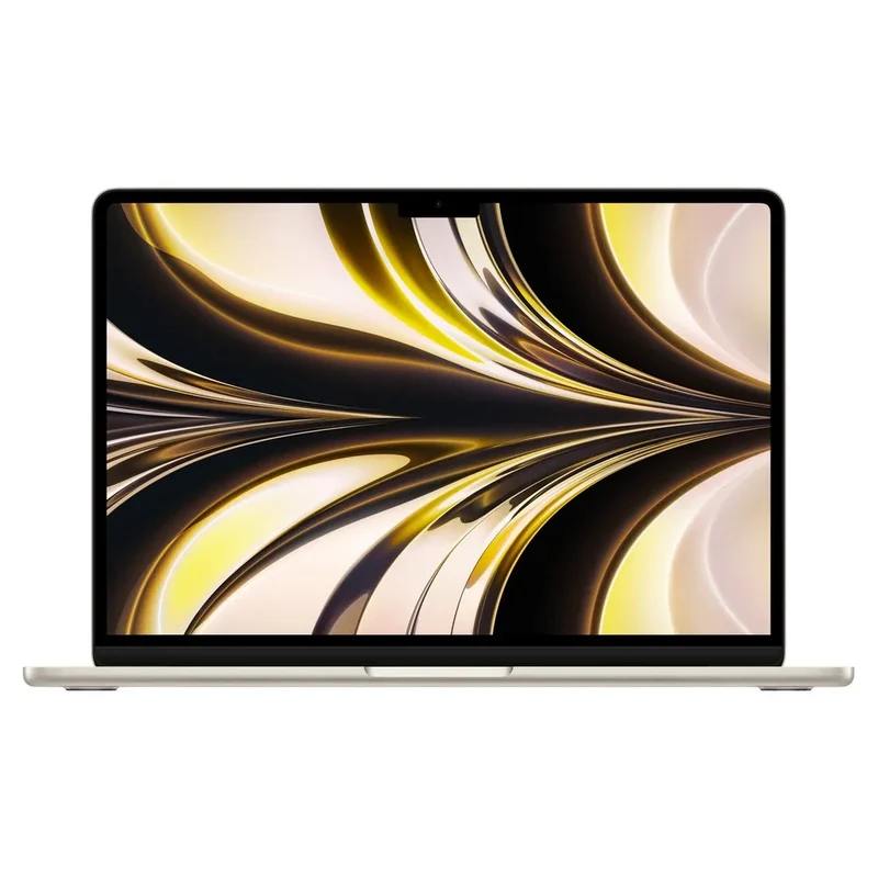 MacBook Air 13" 2022 - Apple M2 2,4 Ghz - 8 - 8 Go Unifiée - 256Go SSD - M2 GPU - 8 cœurs - Lumière Stellaire - macOS - AZERTY