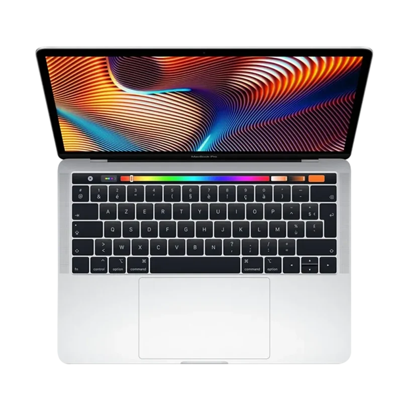 MacBook Pro Touch Bar 13.3" 2019 (4x Thunderbolt 3) - Intel Core i5 2,4Ghz - 4 - 8Go LPDDR3 - 1To SSD - Intel Iris Plus Graphics 655 - Argent - macOS - AZERTY