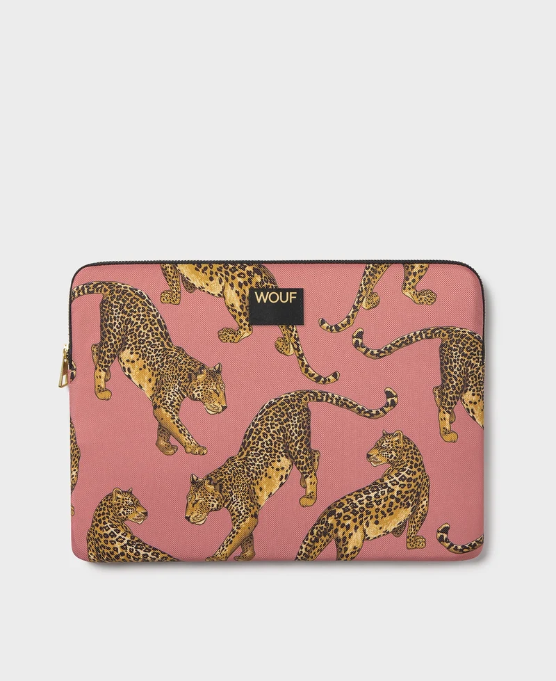 Blush Leopard Laptop Sleeve 15" & 16"