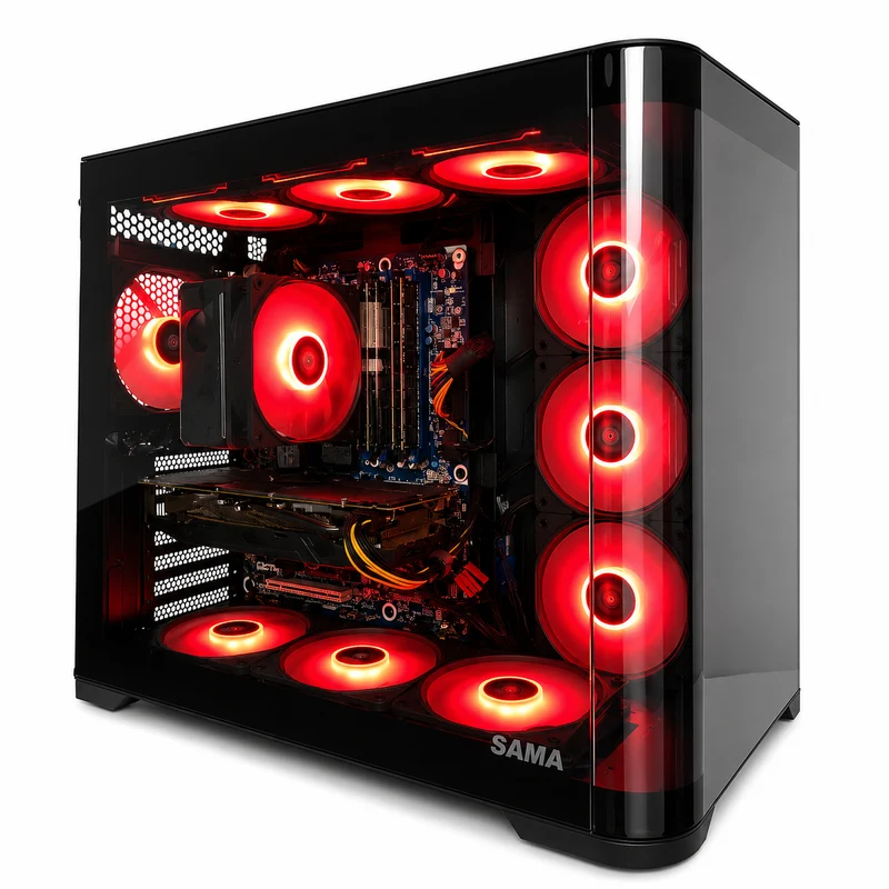PC Gamer Intel Core i7-4770 | RX 580 8 Go | 32 Go RAM | SSD 512 Go | Windows 11 Pro