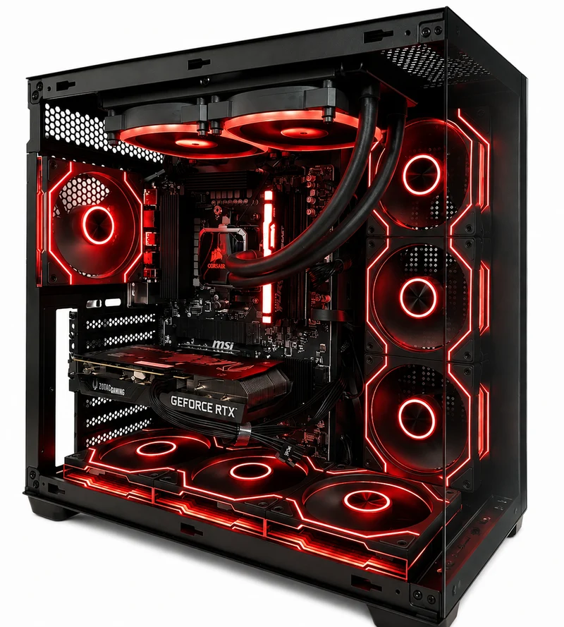 PC Gaming AMD Ryzen 7 7700x, Kingston Fury Beast DDR5 32 GB, Samsung NVMe 512 GB + 500 SSD