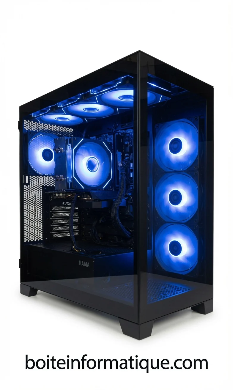 PC Gamer Ryzen 7 3700X – RTX 2060, seconde main dans un boitier neuf.
