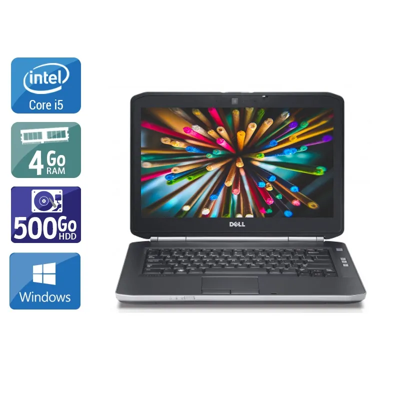 Latitude E5420 14,1" 2011 - Intel Core i5 2,5Ghz - 4 - 4Go DDR4 - 500Go HDD - Intel HD Graphics 3000 - Gris / Noir - Windows 10 - AZERTY