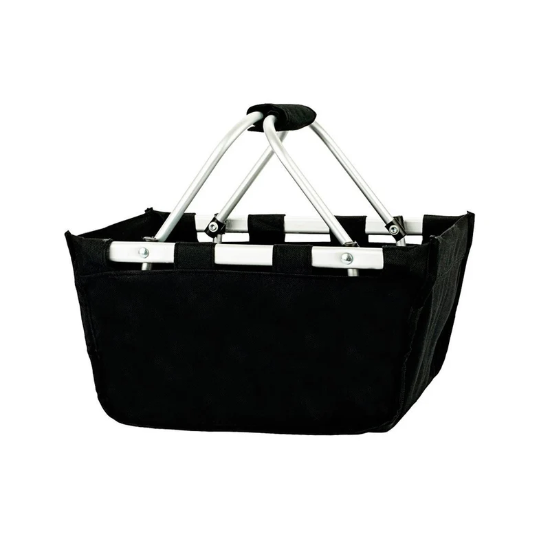 Black Mini Market Tote - Personalized