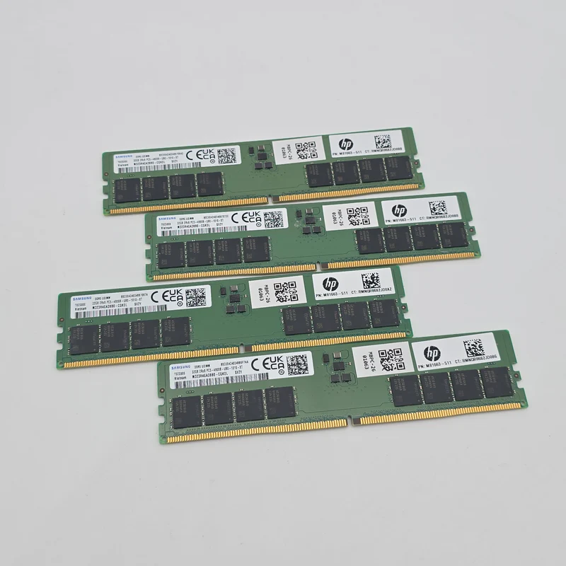 Samsung 128GB DDR5, 4800MHz, UDIMM Memory RAM (4x32GB)