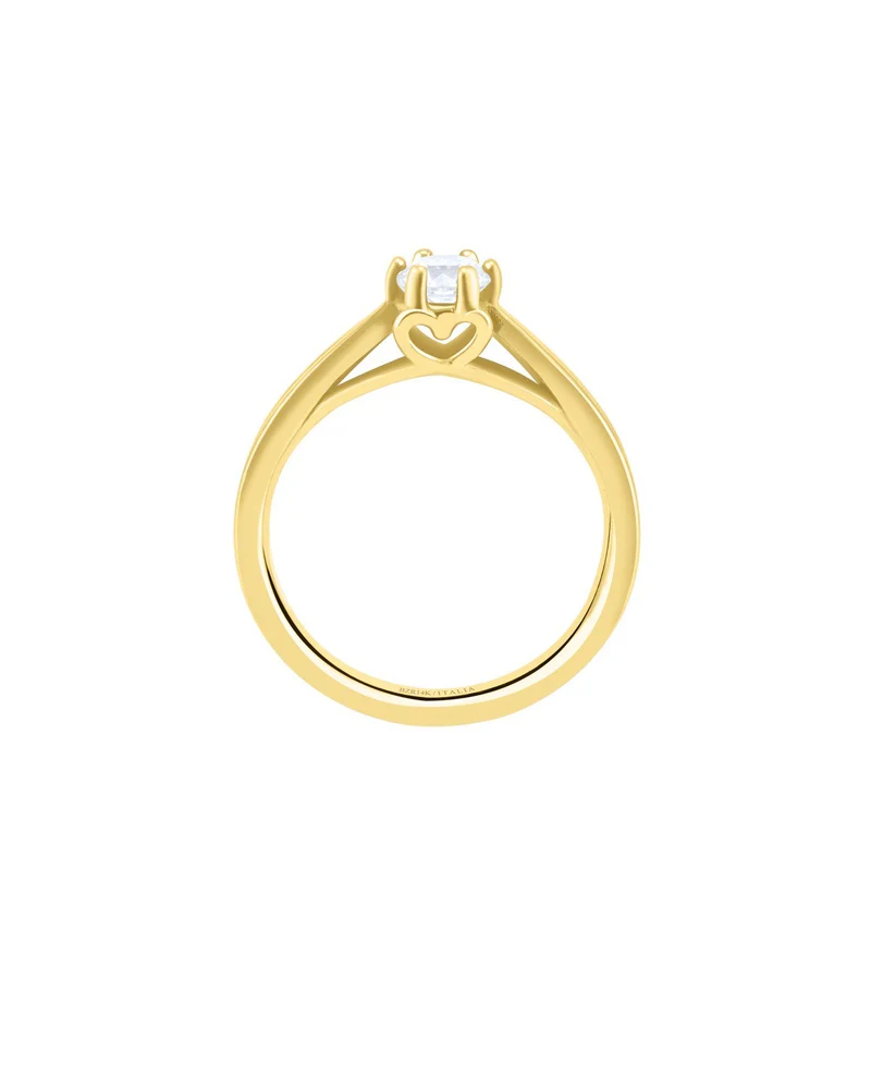 ANILLO DE FANTASIA CON BRILLANTE