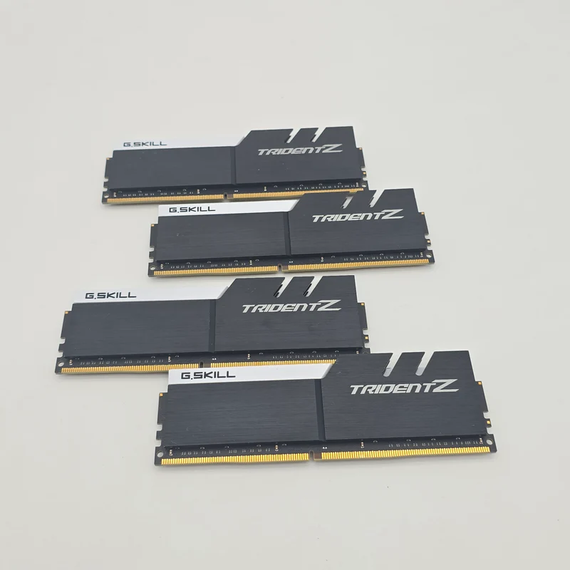 G.Skill Trident Z 64GB DDR4, 3200MHz, CL16-18-18-38, Desktop Gaming Memory RAM (4x16GB)