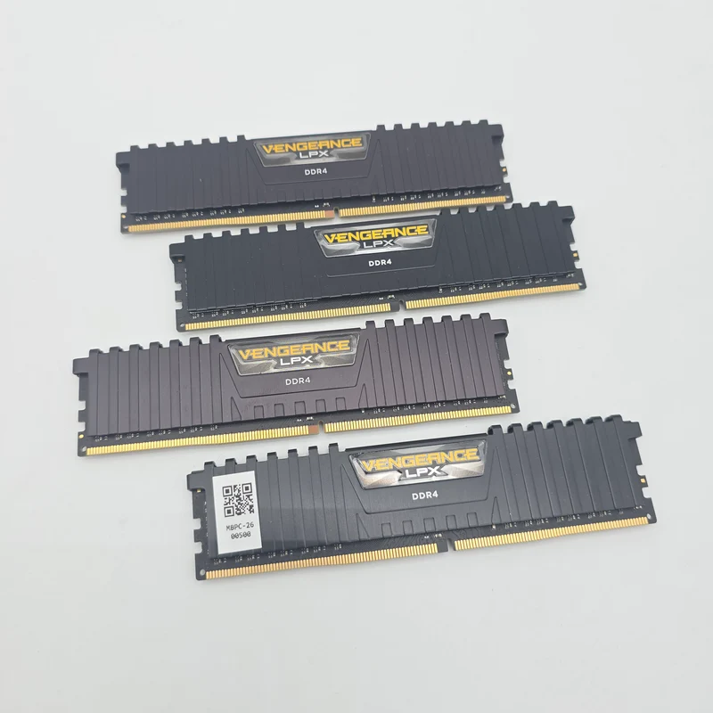 Corsair Vengeance LPX 32GB DDR4, 3200MHz, CL16-18-18-36, Desktop Gaming Memory RAM (4x8GB)