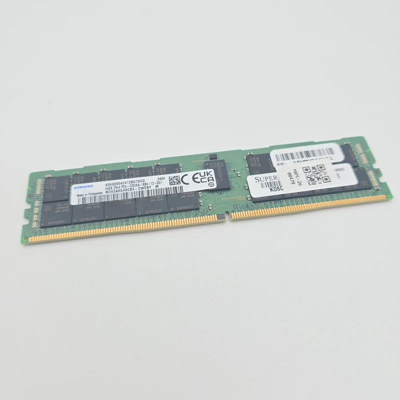 Samsung 64GB DDR4, 3200MHz, RDIMM Server Workstation Memory RAM (1x64GB)