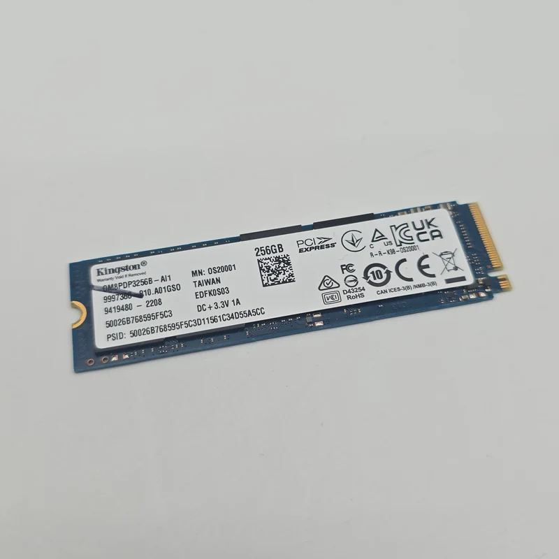 Kingston OM8PDP3256B 256GB, M.2 PCIe NVMe Solid State Drive SSD