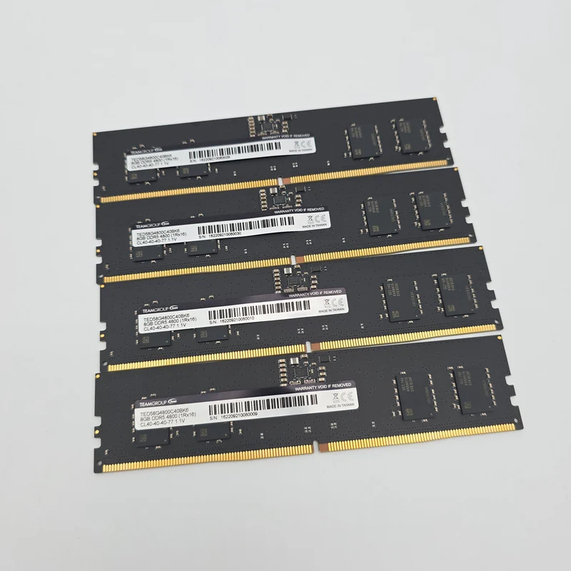 TeamGroup Elite 32GB DDR5, 4x8GB 4800MHz, CL40-40-40-77, UDIMM Memory RAM (4x8GB)