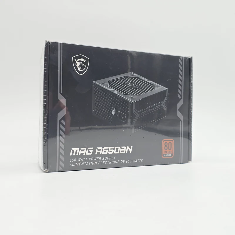 MSI MAG A650BN 650W 80+ Bronze, Non-Modular Gaming Power Supply PSU