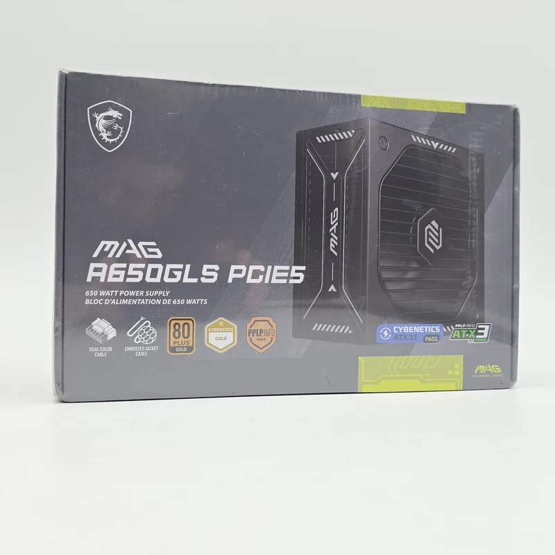 MSI MAG A650GLS PCIE5 650W 80+ Gold, Semi Modular Gaming Power Supply PSU