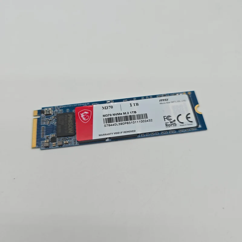 MSI M370 1TB M.2 NVMe SSD, Internal Solid State Drive Storage