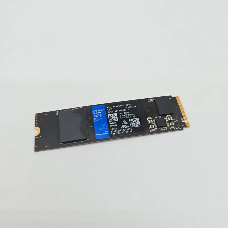Western Digital WD Blue SN580 1TB M.2 NVMe Gen4 SSD, Internal Solid State Drive Storage