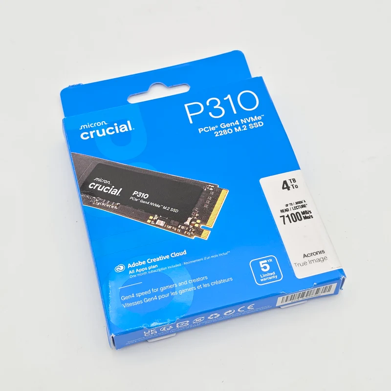 Micron Crucial P310 4TB, M.2 NVMe SSD Storage