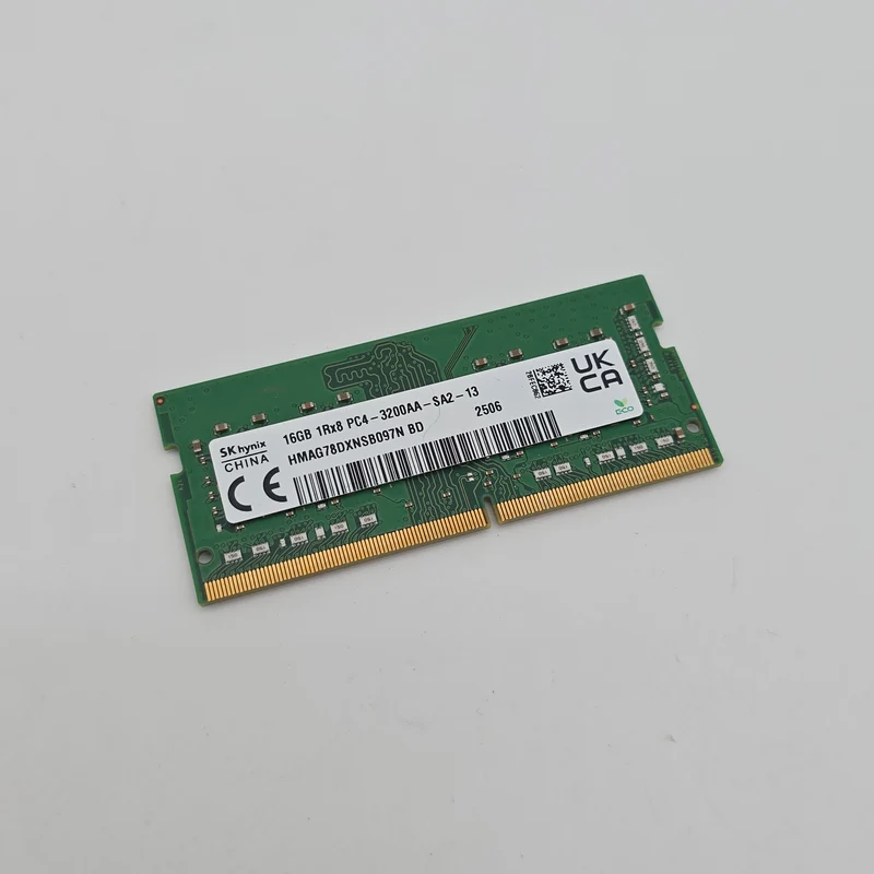 SK Hynix 16GB, 3200MHz, SODIMM Laptop Memory RAM (1x16GB)