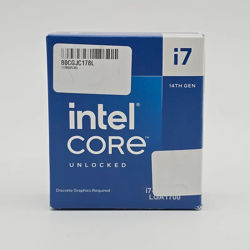 Intel Core i7-14700KF, Socket LGA1700, Desktop Gaming Processor CPU