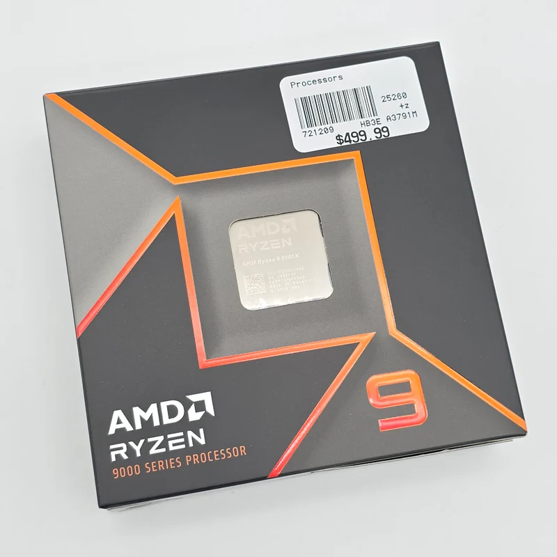 AMD Ryzen 9 9900X, Socket AM5, Desktop Gaming Processor CPU