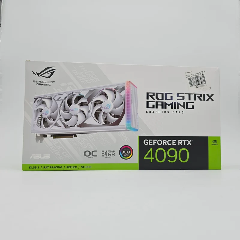 RTX 4090 ASUS ROG STRIX Gaming OC 24GB White, NVIDIA Gaming Graphics Card GPU