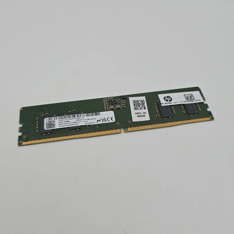 Micron 8GB DDR5, 5600MHz, UDIMM Desktop Memory RAM