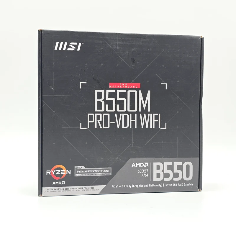 MSI B550M Pro-VDH WiFi, Socket AM4, Micro-ATX Gaming Motherboard