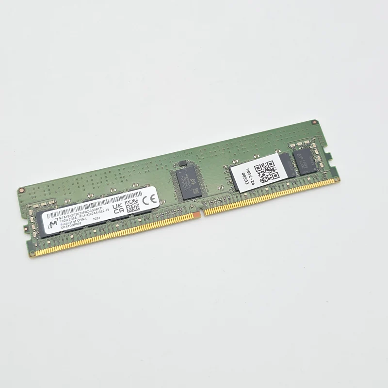 Micron 16GB DDR4, 3200MHz, ECC RDIMM Desktop Gaming Memory RAM