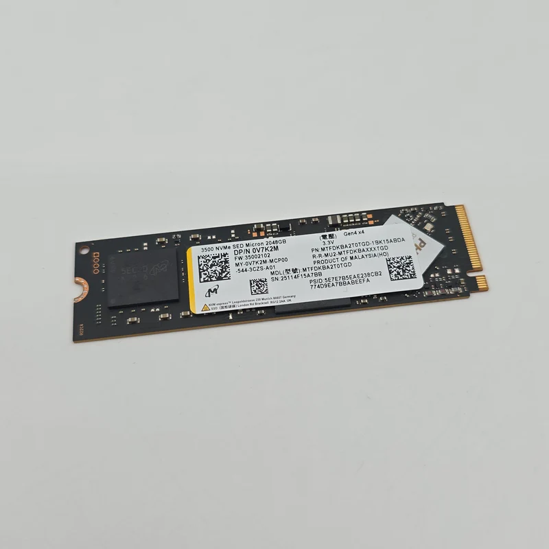 Micron 3500 2TB M.2 NVMe Gen4 SSD, Internal Gaming Solid State Drive Storage