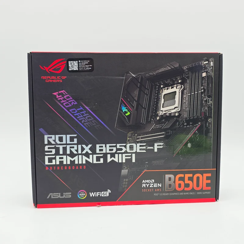 ASUS ROG STRIX B650E-F Gaming WiFi, Socket AM5, ATX Desktop Gaming Motherboard