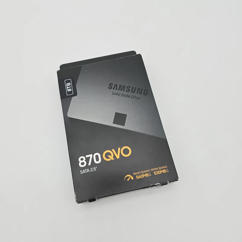 Samsung 870 QVO 8TB, SATA SSD Storage