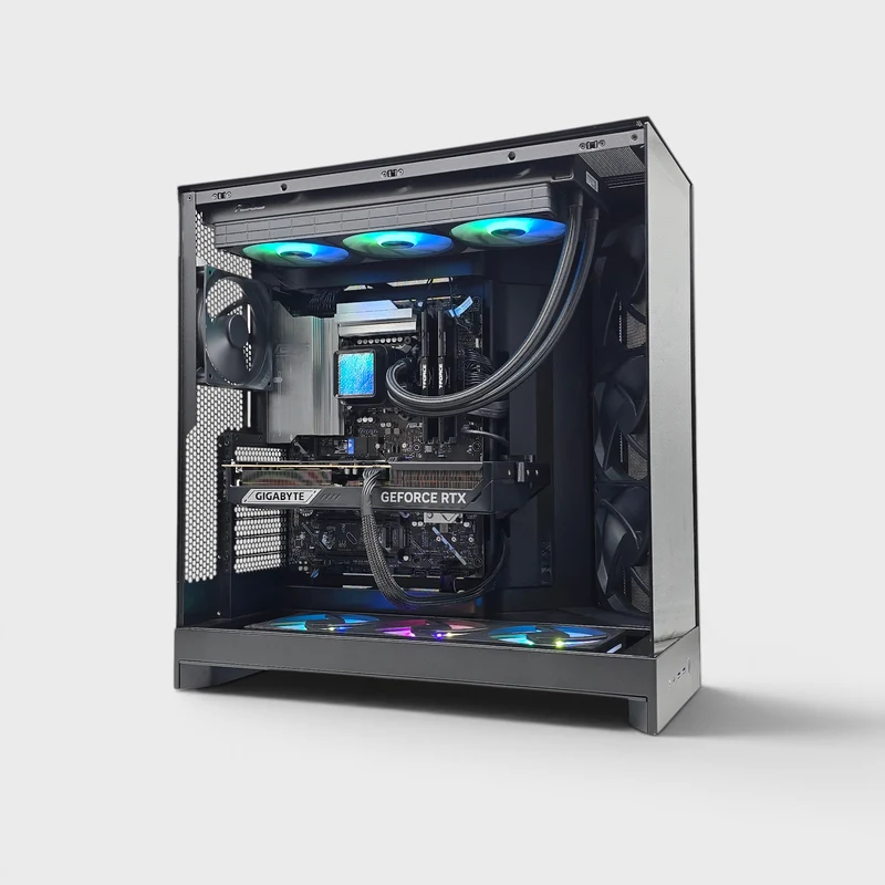 NZXT H9 Flow Gaming PC, RTX 5080, Intel Core Ultra 7 265KF, 2TB, 32GB DDR5, Custom Gaming PC