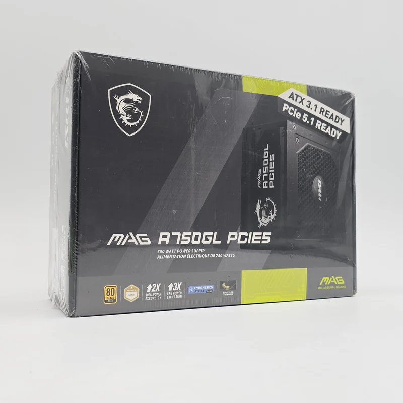 MSI MAG A750GL PCIE5, 750W Modular Power Supply PSU