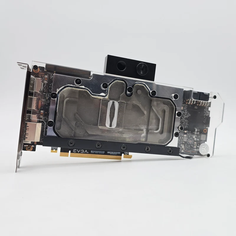RTX 2080 EVGA 8GB, NVIDIA Watercooled Gaming Graphics Card w/ EK Waterblock