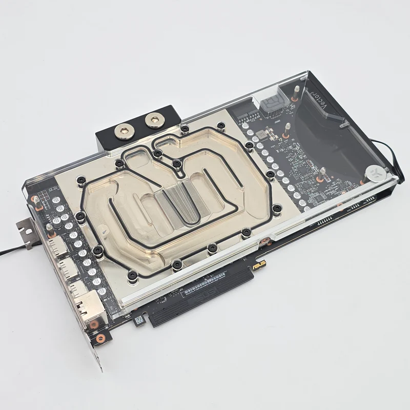RTX 5090 ASUS ROG Astral OC 32GB, NVIDIA Watercooled Gaming Graphics Card GPU w/ EK Vector 2 Waterblock