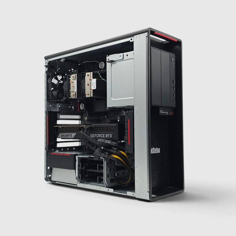 Lenovo ThinkStation P620, RTX 5080, Threadripper Pro 5945WX, 512GB DDR4 RAM, Workstation PC