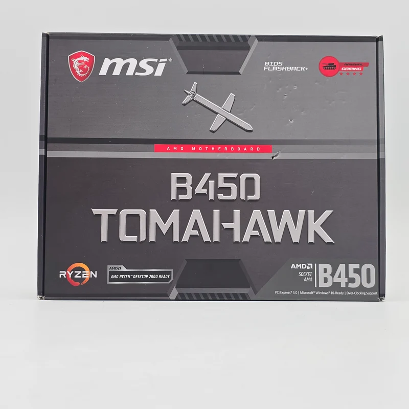 MSI B450 Tomahawk, AMD AM4 Socket ATX Gaming Motherboard
