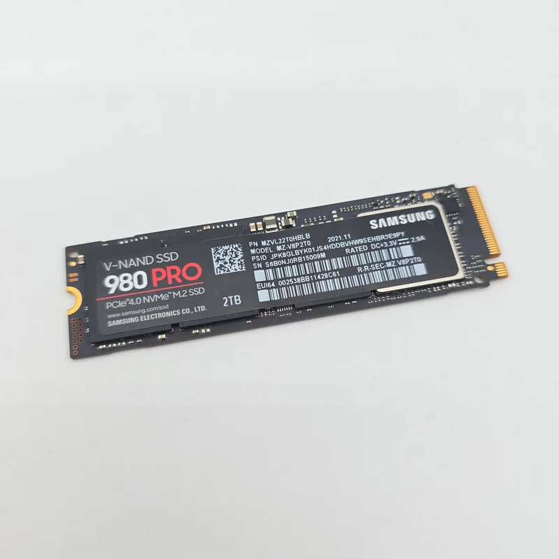 Samsung 980 Pro 2TB M.2 NVMe Gen4 SSD, Internal Gaming Solid State Drive Storage