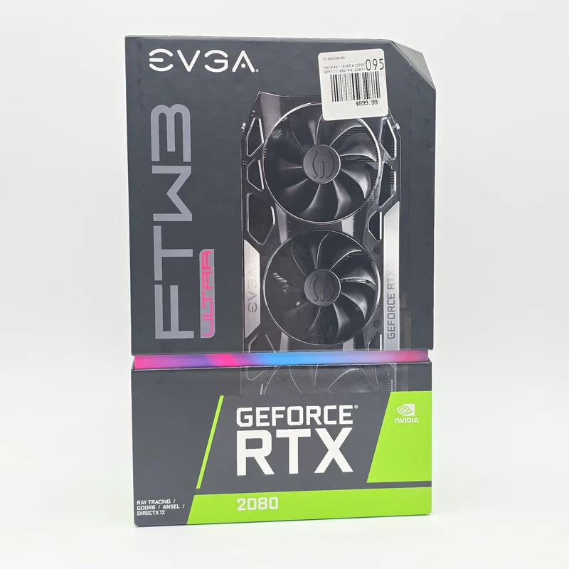 RTX 2080 EVGA FTW3 Ultra 8GB, NVIDIA Gaming Graphics Card GPU