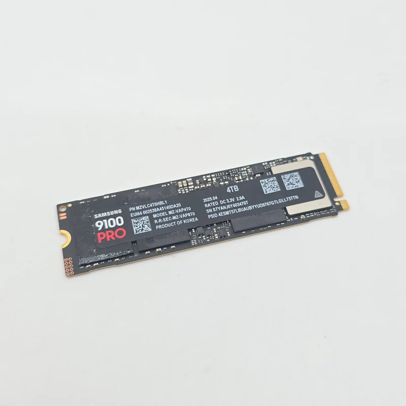 Samsung 9100 Pro 4TB M.2 NVMe Gen5 SSD, Internal Gaming Solid State Drive Storage