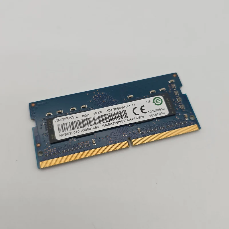 Ramaxel 8GB DDR4, 2666MHz, SODIMM Laptop Memory RAM (1x8GB)