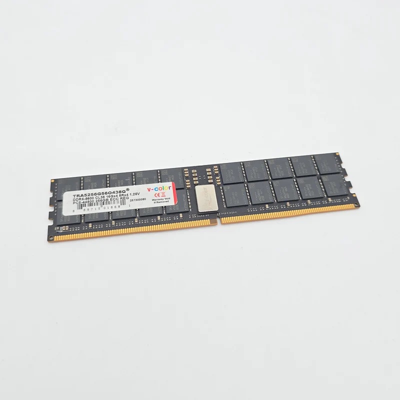 V-Color 256GB DDR5 ECC RDIMM, 5600MHz, CL38, Server Workstation Memory RAM (1x256GB), 8xR4