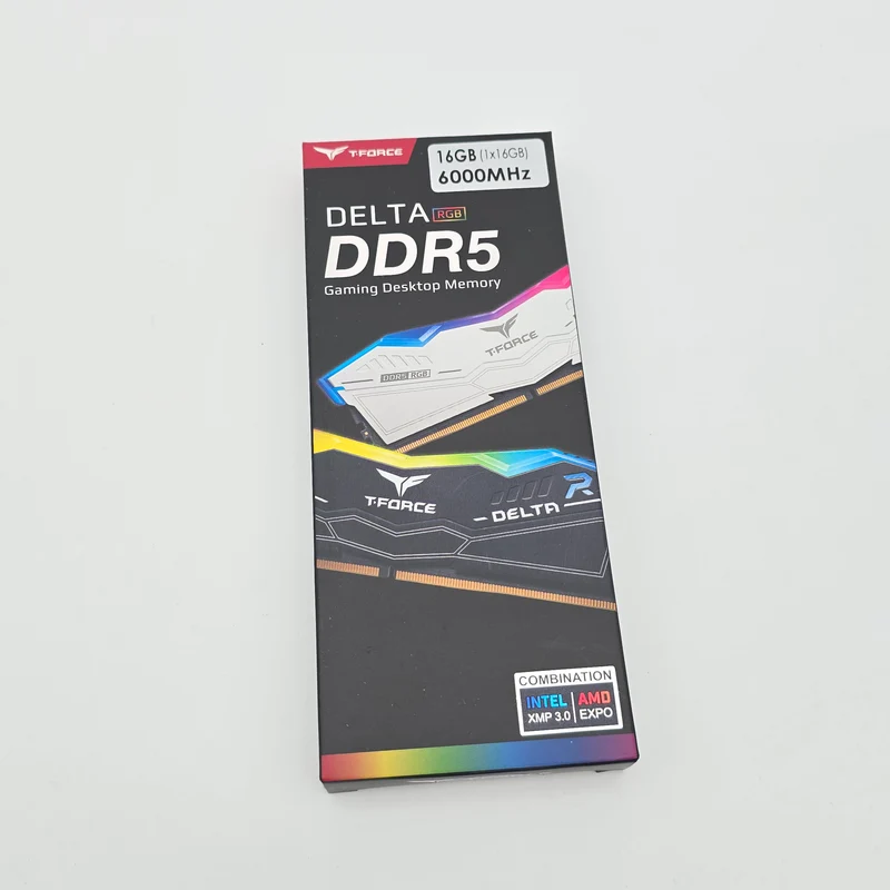 TeamGroup T-Force Delta RGB 16GB DDR5, 6000MHz, Desktop Gaming Memory RAM (1x16GB)