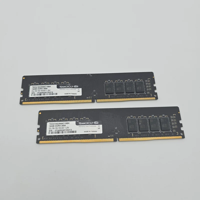 Teamgroup 32GB DDR4, 2666MHz, CL19-19-19-43, Server Workstation Memory RAM (2x16GB)