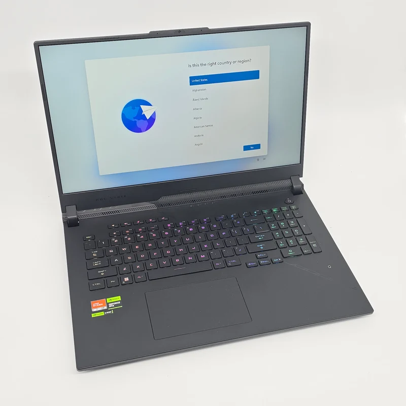 ASUS ROG STRIX SCAR 17, RTX 4090, Ryzen 9 7945HX CPU, 32GB DDR5, 1TB NVMe SSD, 17.3" QHD+ 240Hz Display, Windows Gaming Laptop