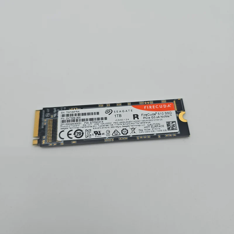 Seagate Firecuda 510 1TB, M.2 NVMe SSD Storage
