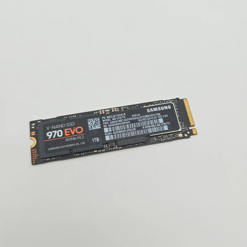 Samsung 970 Evo 1TB, M.2 NVMe SSD Storage