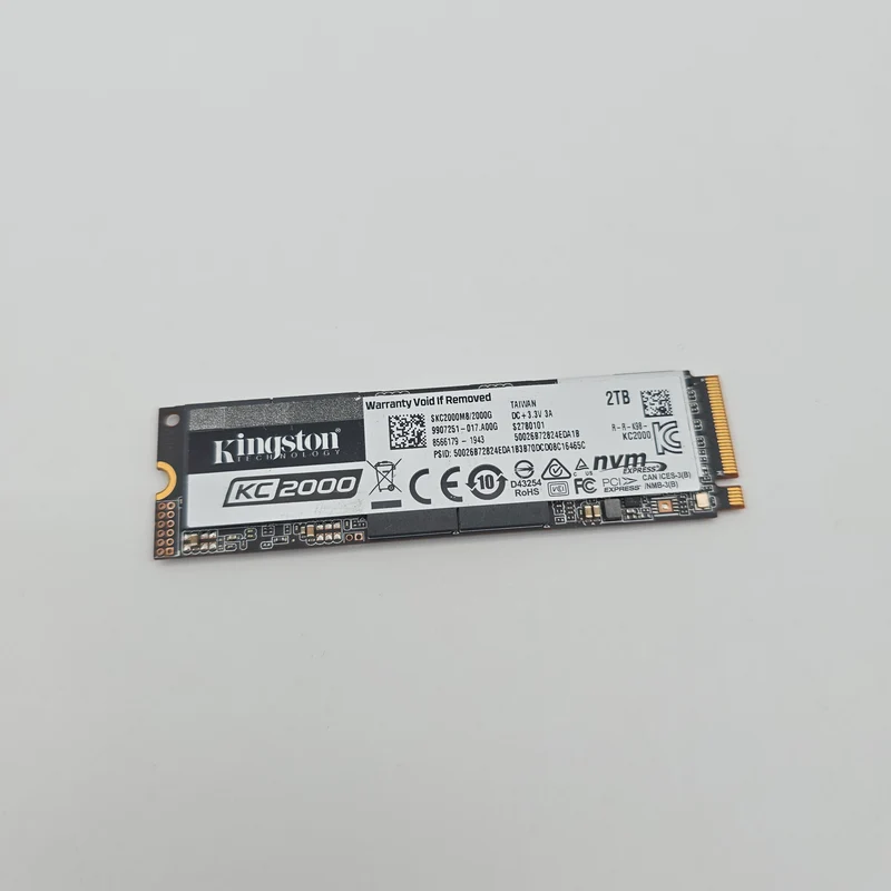 Kingston KC2000 2TB, M.2 NVMe SSD Storage