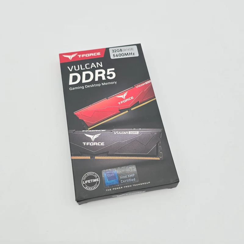 Teamgroup T-Force Vulcan 32GB DDR5, 5600MHz, CL32-36-36-76, Desktop Gaming Memory RAM (2x16GB)
