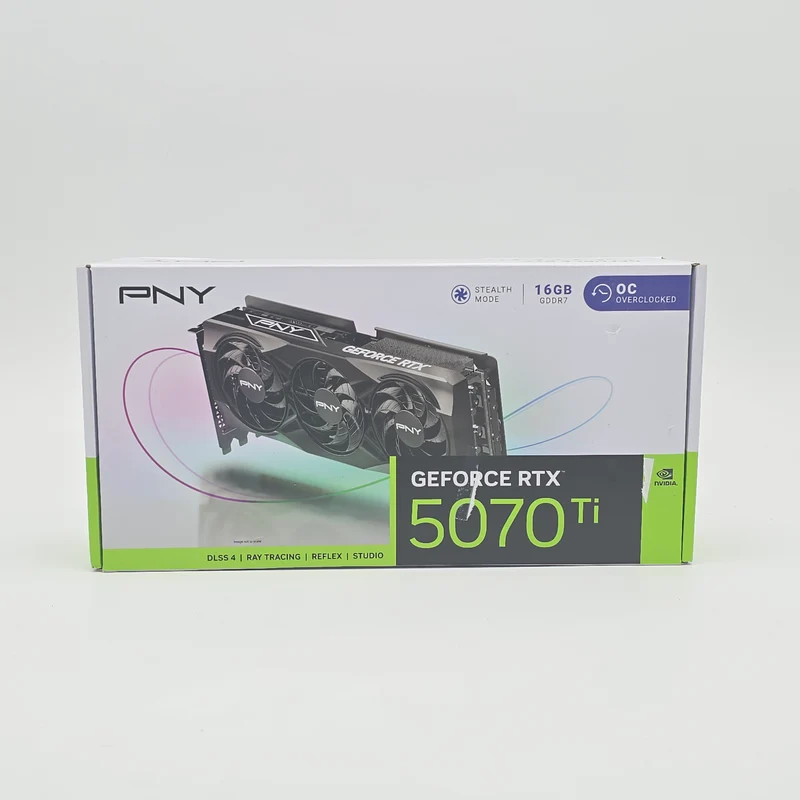 RTX 5070 Ti PNY Triple Fan OC 16GB, NVIDIA Gaming Graphics Card GPU